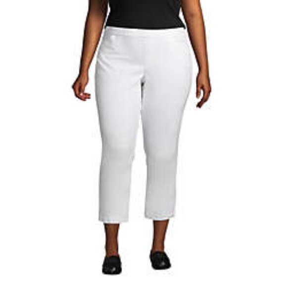 Lands' End Women's Sport Knit Capri Pants, NWT - Picture 1 of 2